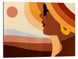 Magnettafel Den Blick zur Sonne