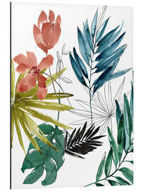 Magnettafel Tropische Blätter I