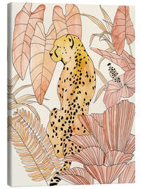 Canvas-taulu  Blush Cheetah I - Annie Warren