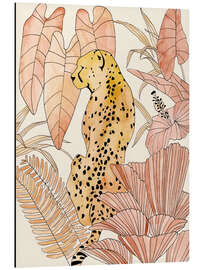 Magnettafel Rosa Gepard I
