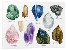 Magnettafel Heilsteine