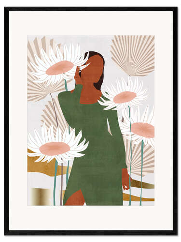 Framed art print Sun Kissed Woman IV