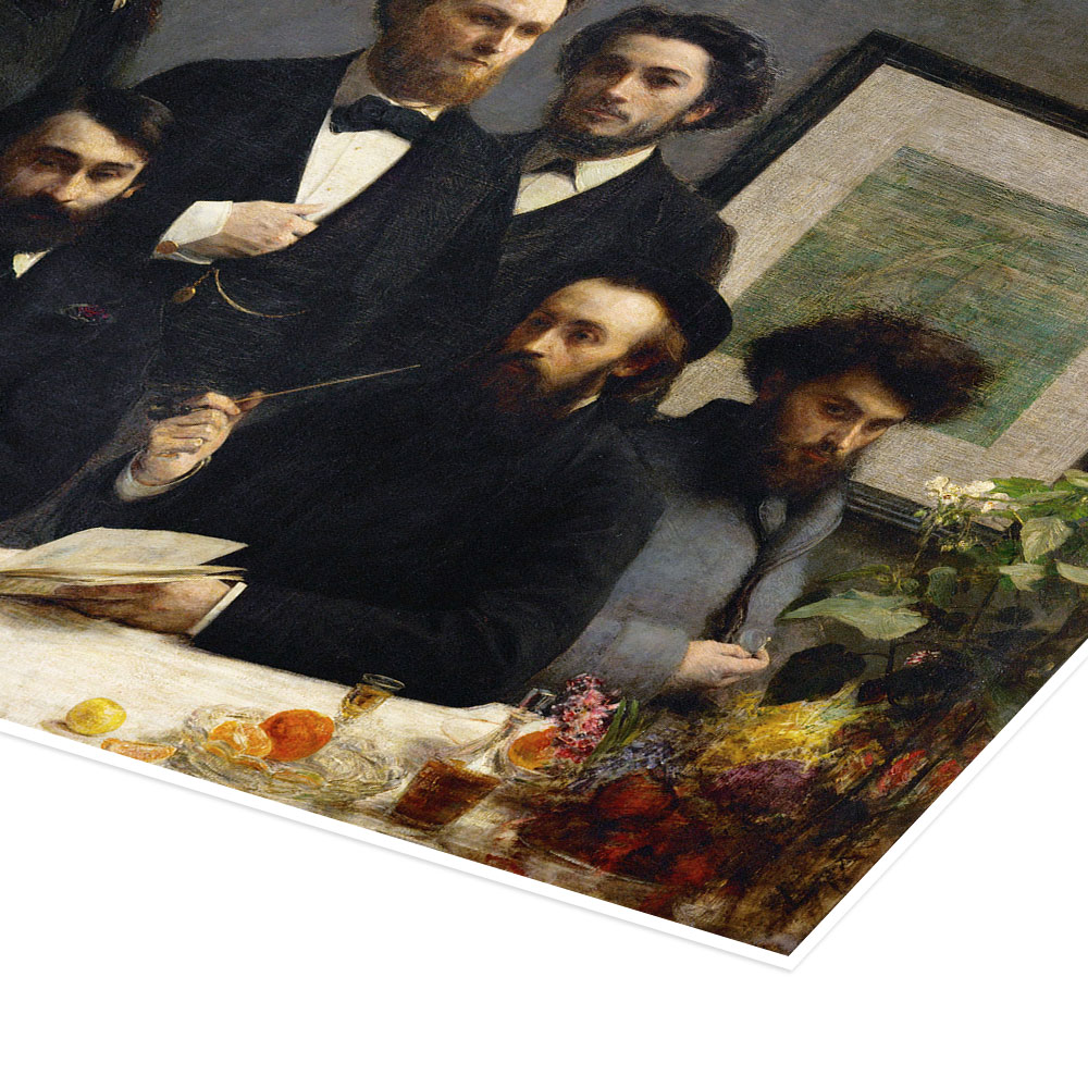 Corner of the table print by Henri Fantin-Latour | Posterlounge