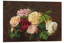 Magnettafel Rosen von Nizza