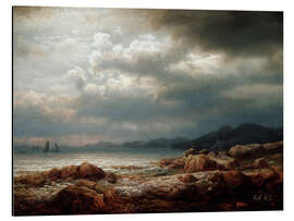 Magnettafel Küstenlandschaft