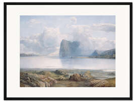 Gerahmter Kunstdruck Island Borgøy