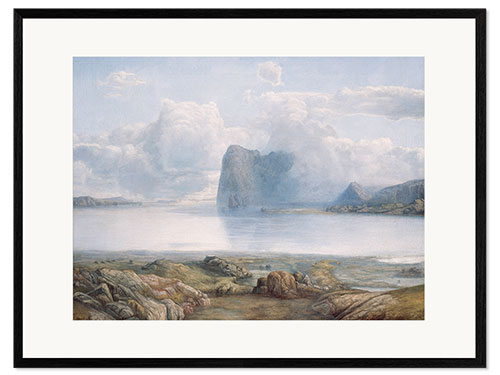 Gerahmter Kunstdruck Island Borgøy