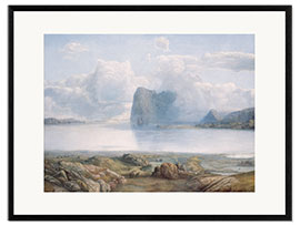 Impresión de arte enmarcada Island Borgøy