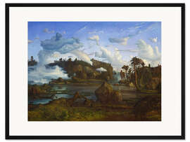 Gerahmter Kunstdruck Der See