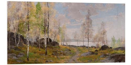 Tableau en PVC Paysage de printemps, Värlandskap