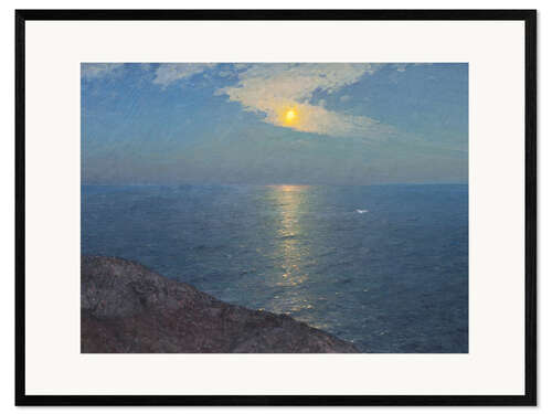 Impresión de arte enmarcada Cerca del mar
