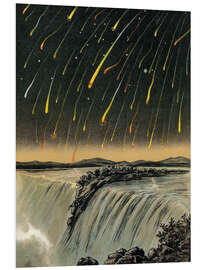 Stampa su PVC Leonid Meteor Shower, 1833