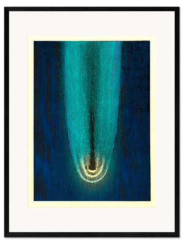 Ingelijste kunstdruk Donati's Comet, 1858