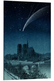 Magnettafel Donatis Komet über Notre-Dame, 1858