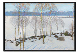 Gerahmter Kunstdruck Das Nahen des Frühlings