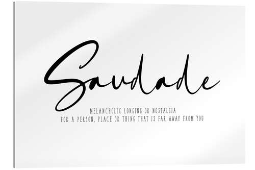 Gallery print Saudade english