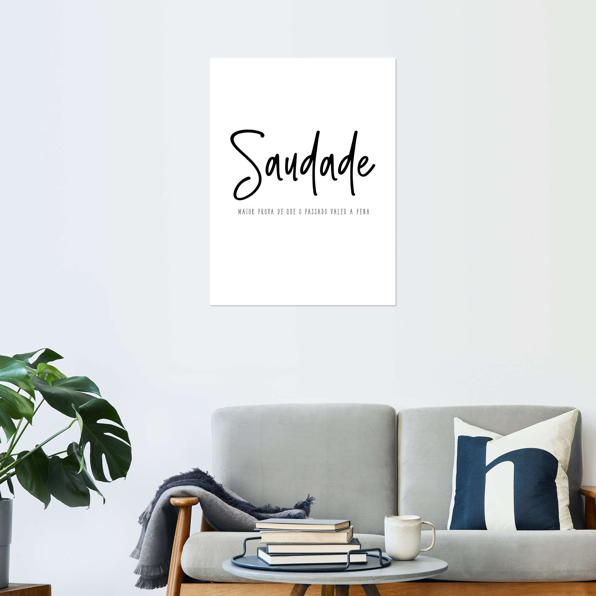 Serif Design Studios Saudade Definition - Unframed Art Print Poster Or  Greeting Card : : Home