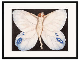 Gerahmter Kunstdruck Schmetterling