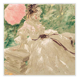 Wall print  In the park - Louis Icart