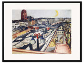 Gerahmter Kunstdruck Eisgang