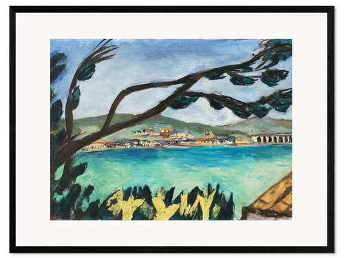 Impresión de arte enmarcada Pequeño paisaje de Bandol