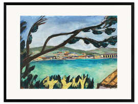 Impresión de arte enmarcada Pequeño paisaje de Bandol