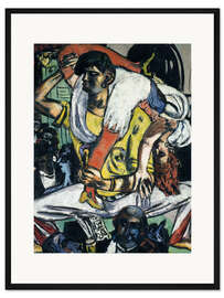 Gerahmter Kunstdruck Apachentanz