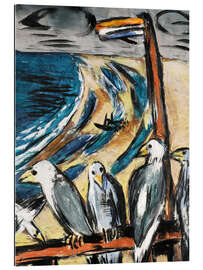 Gallery print Seagulls in the storm