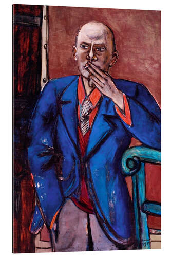 Gallery print Self-Portrait in Blue Jacket