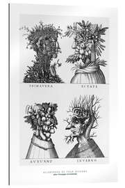 Gallery print Allegories of four seasons (after Giuseppe Arcimboldo)