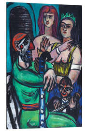 Gallery print Clown with women and a little clown