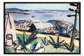 Gerahmter Kunstdruck Monte Carlo