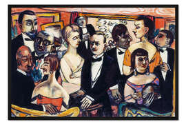 Gerahmter Kunstdruck Gesellschaft Paris, 1931