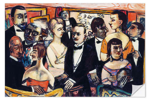 Naklejka na ścianę Paris Society, 1931