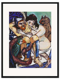 Gerahmter Kunstdruck Odysseus und Kalypso