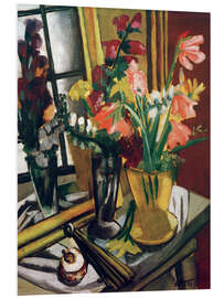 PVC print Still life with a mirror