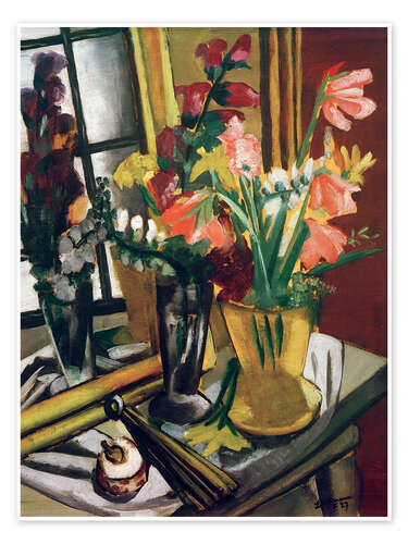 Poster Still life with a mirror