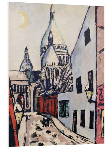 PVC print Sacré-Coeur in the snow