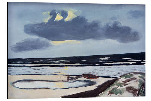 Aluminium print Sea beach