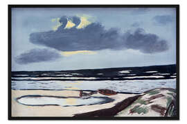 Gerahmter Kunstdruck Meeresstrand