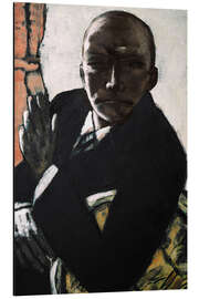 Magnettafel Selbstbildnis in Schwarz