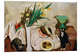 Bilde på skumplate Still life with cats