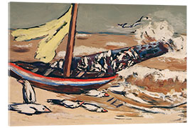 Akryylilasitaulu Brown sea with seagulls - Max Beckmann