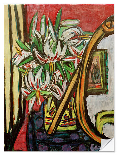 Sisustustarra Still life with a mirror and the Turkic League