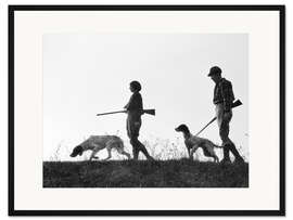 Gerahmter Kunstdruck Auf der Jagd