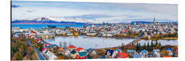 Alumiinitaulu Autumn in Reykjavik, Iceland