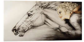 Tableau en verre acrylique Pur-sang