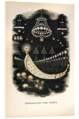 Akryylilasitaulu The Peregrinations of a Comet (french)