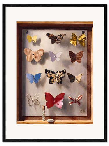 Impression artistique encadrée Papillons n ° 1