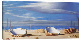 Obraz na płótnie Seashells in a landscape - Pierre Roy